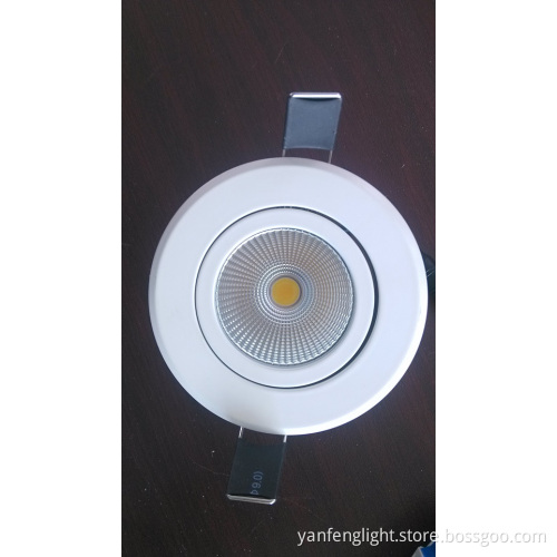 7W Recess 360 Degree Rotation LED Ceiling Downlight